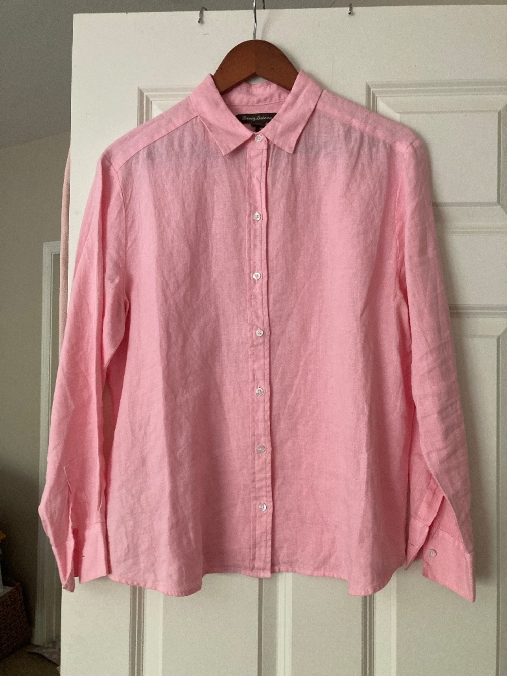 Tommy Bahama Pink linen shirt